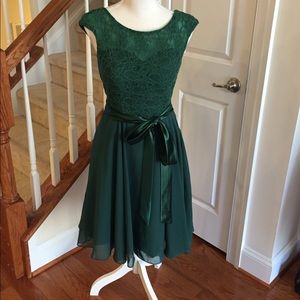 Forest Green Formal Dress